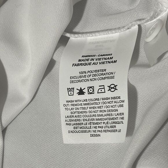 Oregon Ducks Polo Shirt XXL 2XL Mens White NikeThrowback Special Game Coaches - Picture 9 of 14